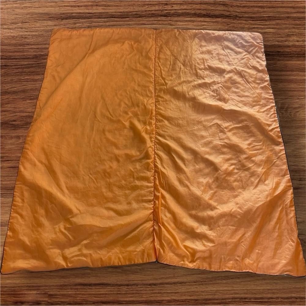 Kids Sleeping Bag Camouflage Youth Camping Lightweight Army Green Orange 56x26” - Picture 4 of 7